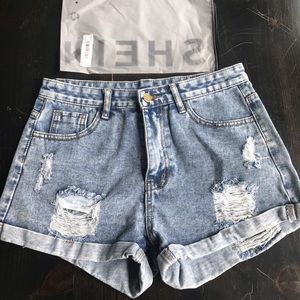 Shein jean shorts